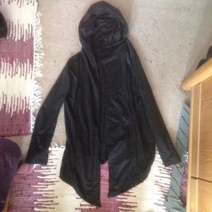 Men's Hooded 'Ninja' Cardigan Black